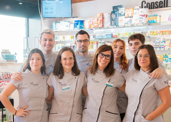 Equipo de Farmacia Sílvia Vidal en Mataró
