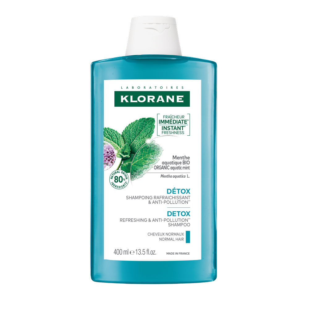 KLORANE CHAMPÚ A LA MENTA ACUÁTICA 400 ML