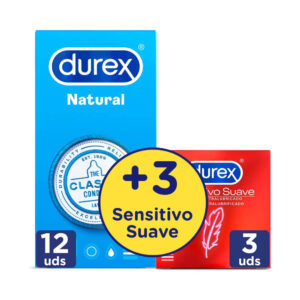 DUREX NATURAL PLUS + DUREX SENSITIVO CONFORT