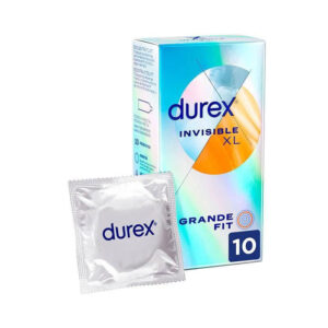 DUREX INVISIBLE XL PRESERVATIVOS 10 UNIDADES