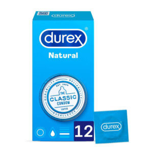 DUREX PRESERVATIVOS NATURAL 12 UNIDADES