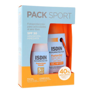 PACK SPORT FOTOPROTECTOR ISDIN FUSION SPF50+ GEL