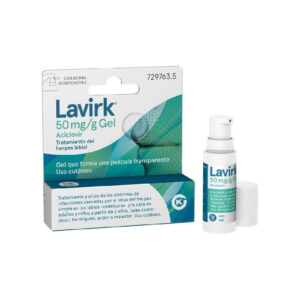 LAVIRK 50MG/G GEL FRASCO 5 G + BOMBA DOSIFICADORA