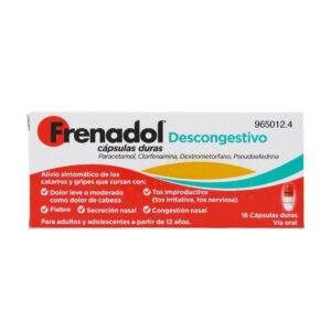 FRENADOL DESCONGESTIVO 16 CAPSULAS