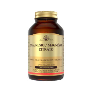 SOLGAR MAGNESIUM CITRATE 120 COMPRIMIDOS