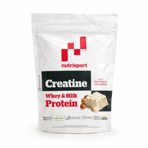 NUTRISPORT CREATINA CREAPURE & PROTEÍNA CHOCO BLANCO CON AVELLANA 500 G