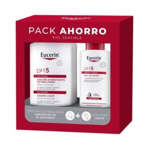 EUCERIN PACK LOCIÓN ULTRALIGERA 1000 ML + GEL BAÑO 200 ML