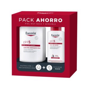 EUCERIN PACK LOCIÓN ENRIQUECIDA 1000 ML + GEL BAÑO 200 ML