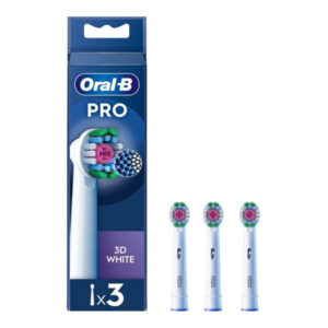 ORAL-B RECAMBIO CEPILLO ELÉCTRICO 3D WHITE 3 X 2 UNIDADES