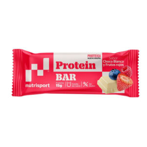 NUTRISPORT BARRITA PROTEICA CHOCOLATE BLANCO Y FRUTOS ROJOS