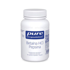 PURE ENCAPSULATIONS BETAÍNA HCL PEPSINA 90 CÁPSULAS
