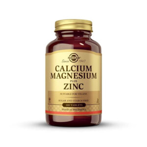 SOLGAR CALCIO Y MAGNESIO CON ZINC 100 COMPRIMIDOS