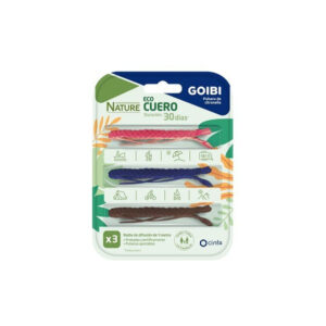GOIBI PULSERA CITRONELA CUERO 3 UNIDADES