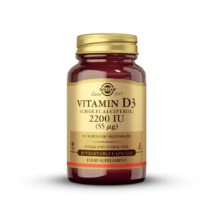 SOLGAR VITAMINA D3 2200 UI 50 CÁPSULAS