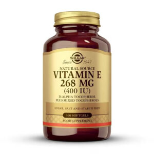 SOLGAR VITAMINA E 268 MG 100 CÁPSULAS