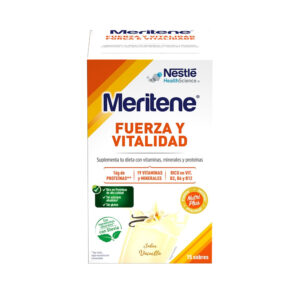 MERITENE FUERZA Y VITALIDAD BATIDO 15 SOBRES DE 30 G VAINILLA