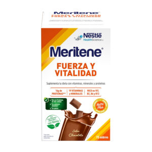 MERITENE FUERZA Y VITALIDAD BATIDO 15 SOBRES DE 30 G CHOCOLATE